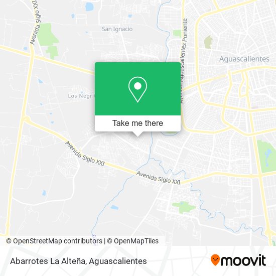 Abarrotes La Alteña map