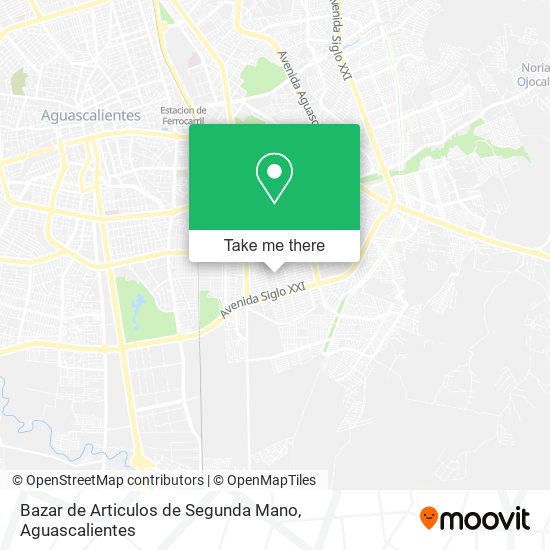 Mapa de Bazar de Articulos de Segunda Mano