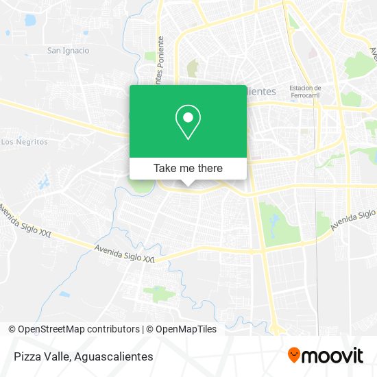 Mapa de Pizza Valle
