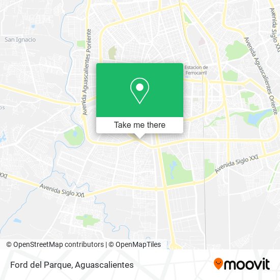 Mapa de Ford del Parque