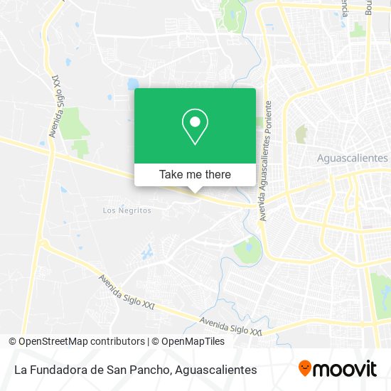 Mapa de La Fundadora de San Pancho