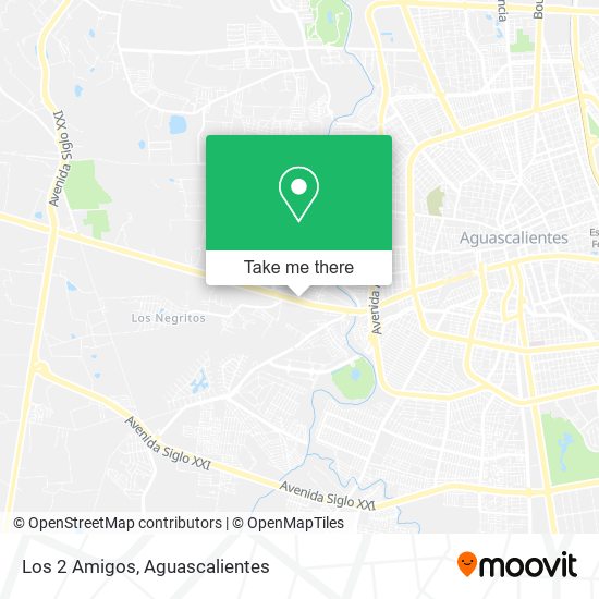 Los 2 Amigos map