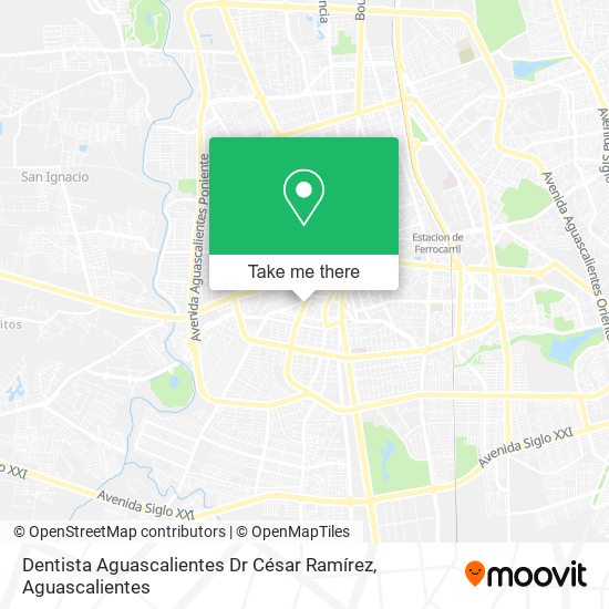 Dentista Aguascalientes Dr César Ramírez map