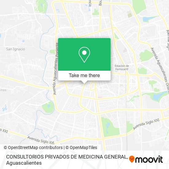 CONSULTORIOS PRIVADOS DE MEDICINA GENERAL map