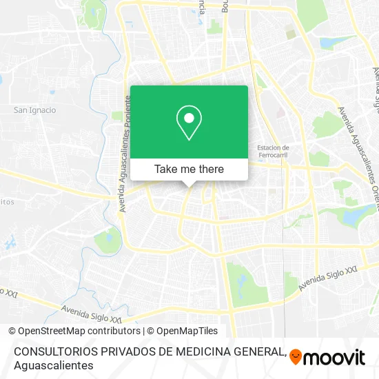 CONSULTORIOS PRIVADOS DE MEDICINA GENERAL map