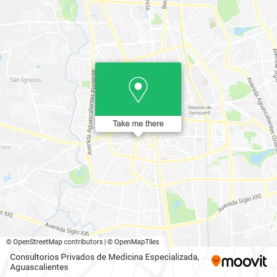 Consultorios Privados de Medicina Especializada map
