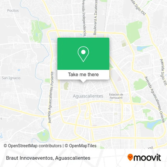 Braut Innovaeventos map