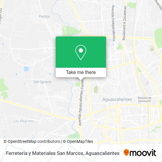 Ferreteria y Materiales San Marcos map