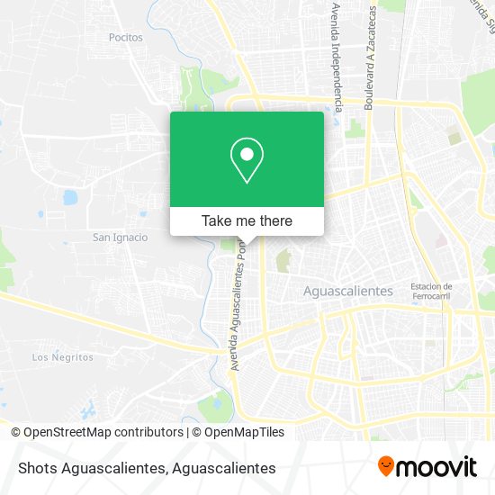 Shots Aguascalientes map