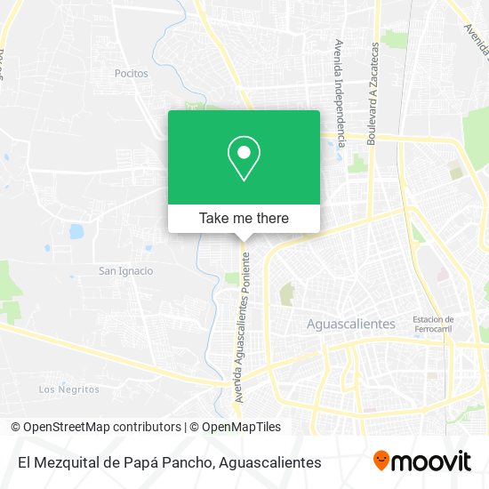 El Mezquital de Papá Pancho map