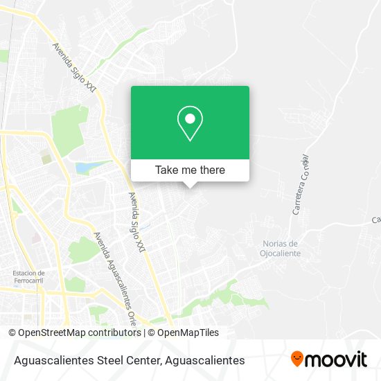 Mapa de Aguascalientes Steel Center