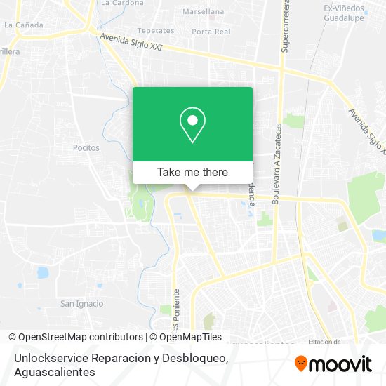 Mapa de Unlockservice Reparacion y Desbloqueo