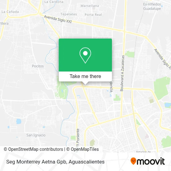 Seg Monterrey Aetna Gpb map