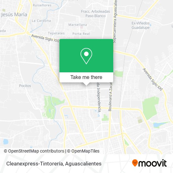 Cleanexpress-Tintorería map