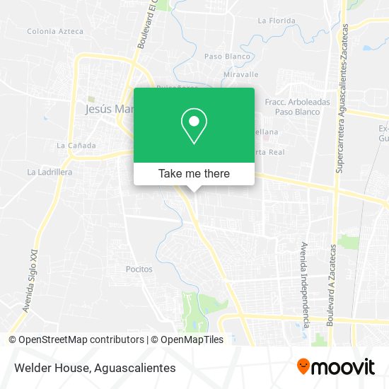 Mapa de Welder House