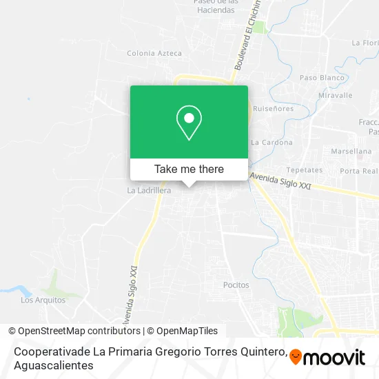 Mapa de Cooperativade La Primaria Gregorio Torres Quintero