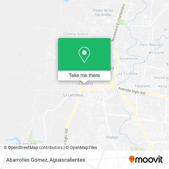 Abarrotes Gómez map