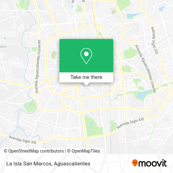 La Isla San Marcos map