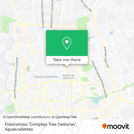 Fideicomiso "Complejo Tres Centurias" map