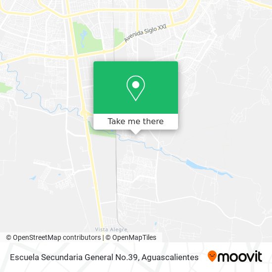 Escuela Secundaria General No.39 map