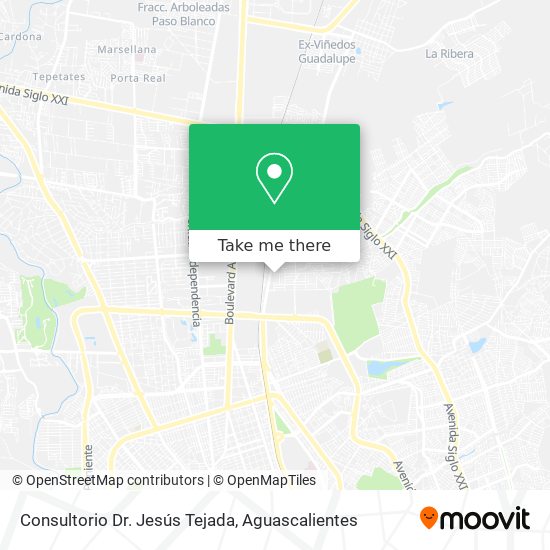 Consultorio Dr. Jesús Tejada map
