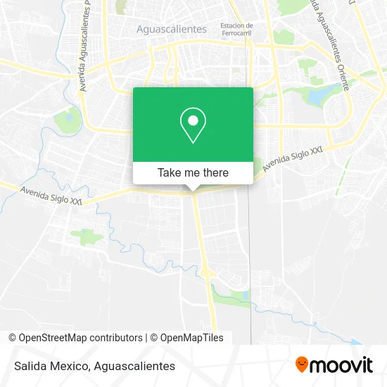 Salida Mexico map
