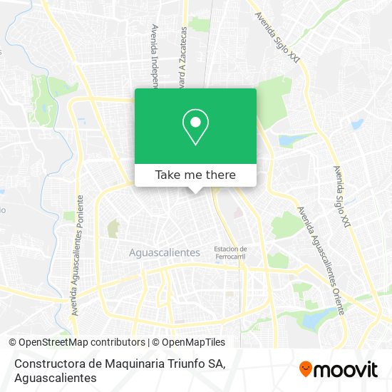 Mapa de Constructora de Maquinaria Triunfo SA
