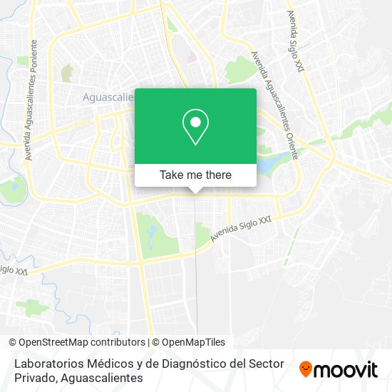 Laboratorios Médicos y de Diagnóstico del Sector Privado map