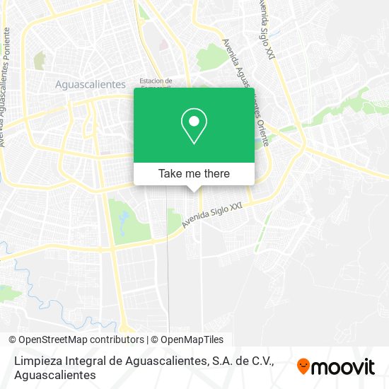 Limpieza Integral de Aguascalientes, S.A. de C.V. map