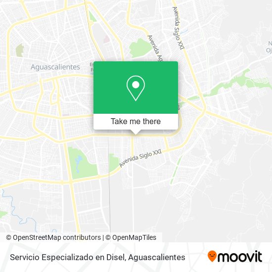 Servicio Especializado en Disel map