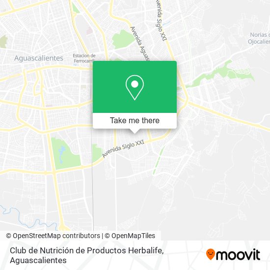 Club de Nutrición de Productos Herbalife map