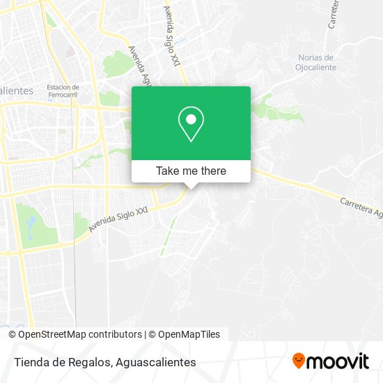 Tienda de Regalos map