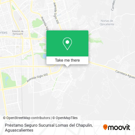 Préstamo Seguro Sucursal Lomas del Chapulin map