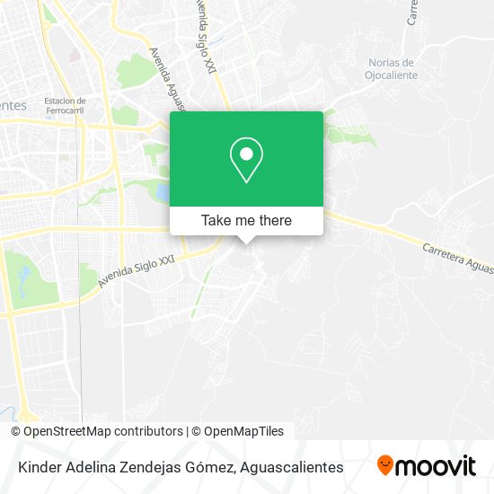 Mapa de Kinder Adelina Zendejas Gómez