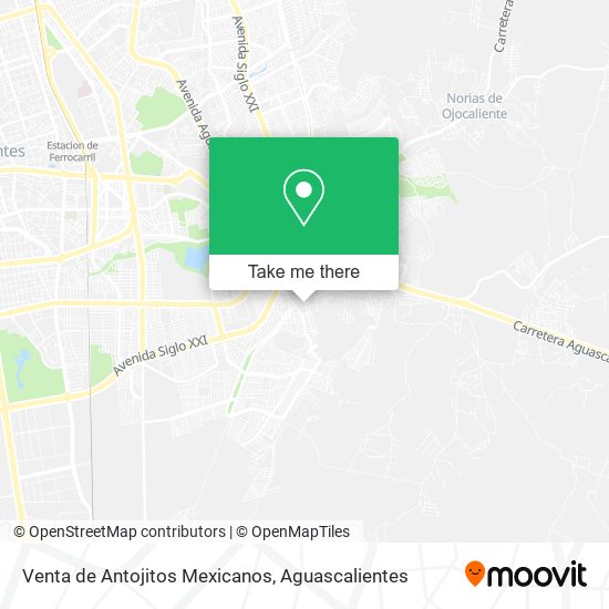 Venta de Antojitos Mexicanos map