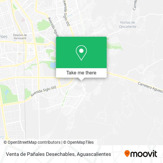 Venta de Pañales Desechables map