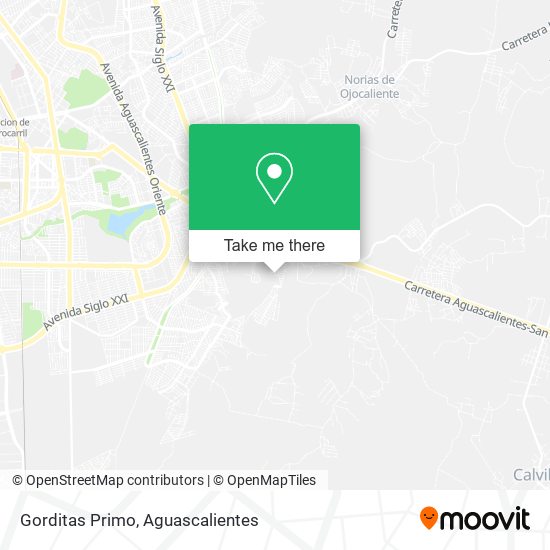 Mapa de Gorditas Primo