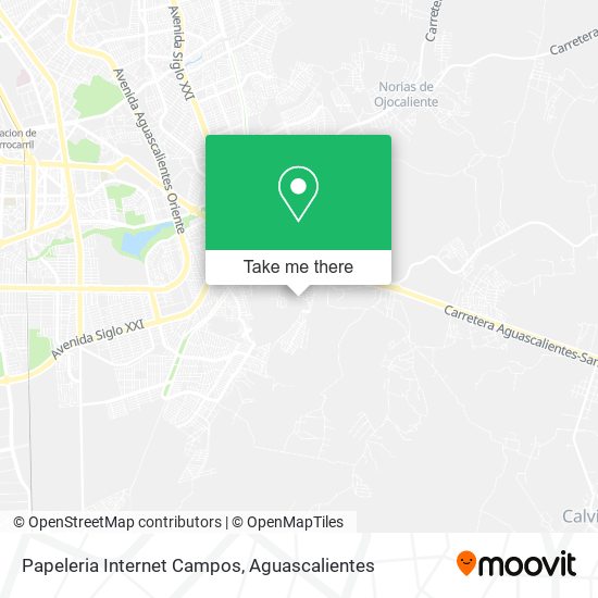 Mapa de Papeleria Internet Campos