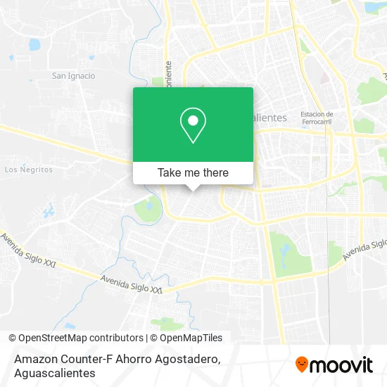 Amazon Counter-F Ahorro Agostadero map