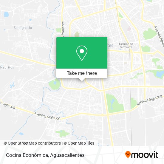 Cocina Económica map