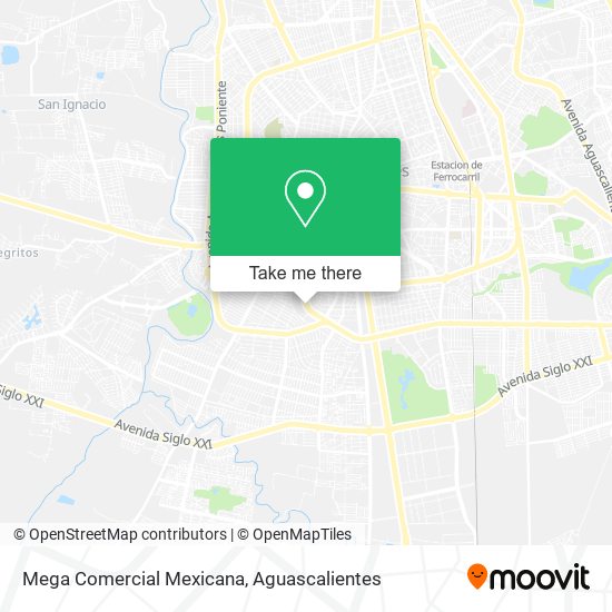 Mapa de Mega Comercial Mexicana