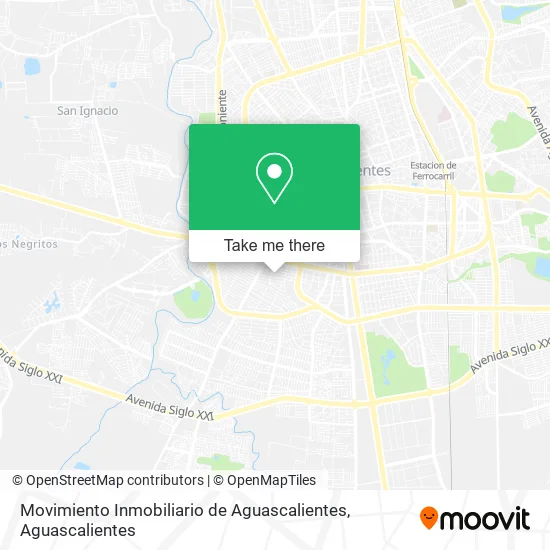Movimiento Inmobiliario de Aguascalientes map