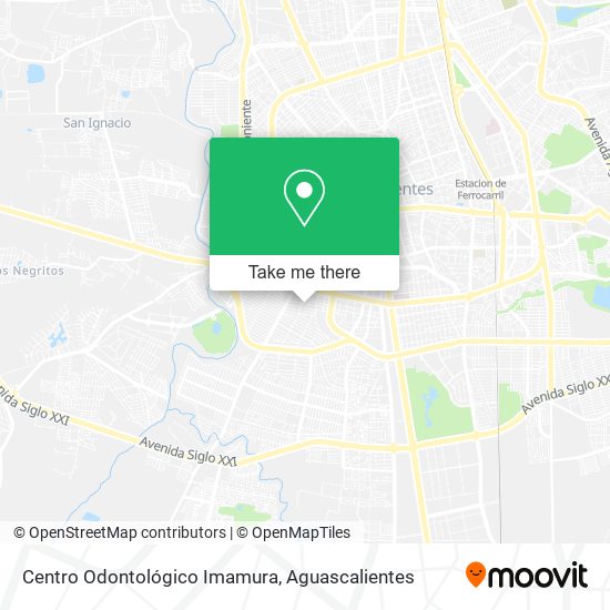 Mapa de Centro Odontológico Imamura