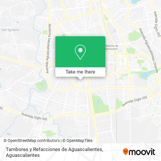 Tambores y Refacciones de Aguascalientes map