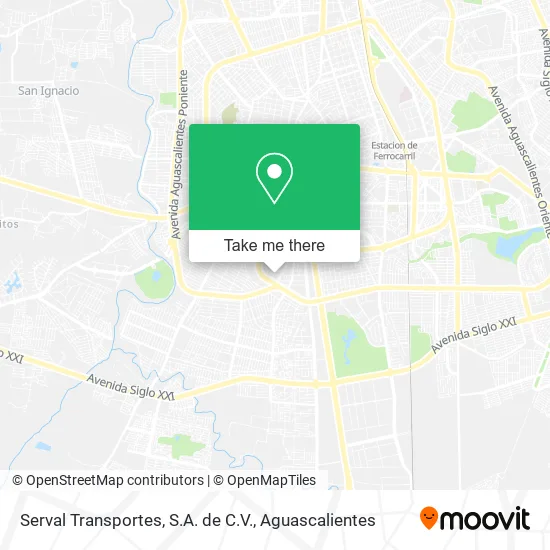 Mapa de Serval Transportes, S.A. de C.V.