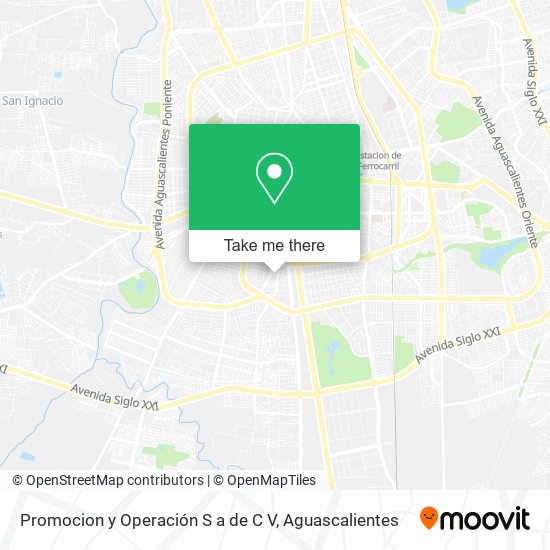 Mapa de Promocion y Operación S a de C V