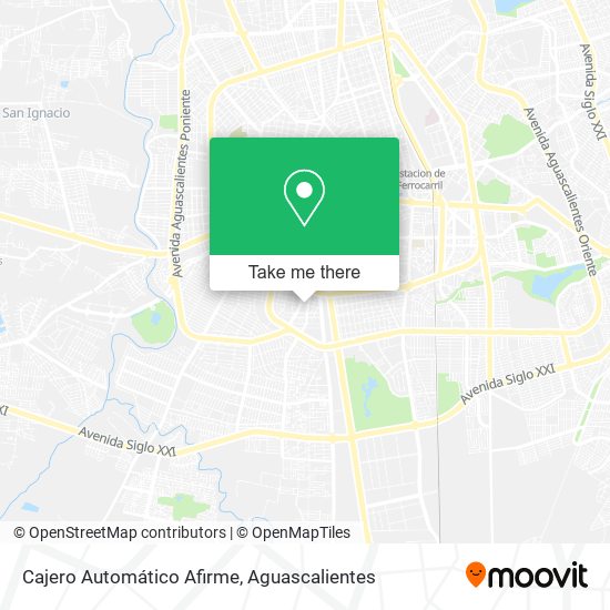 Cajero Automático Afirme map