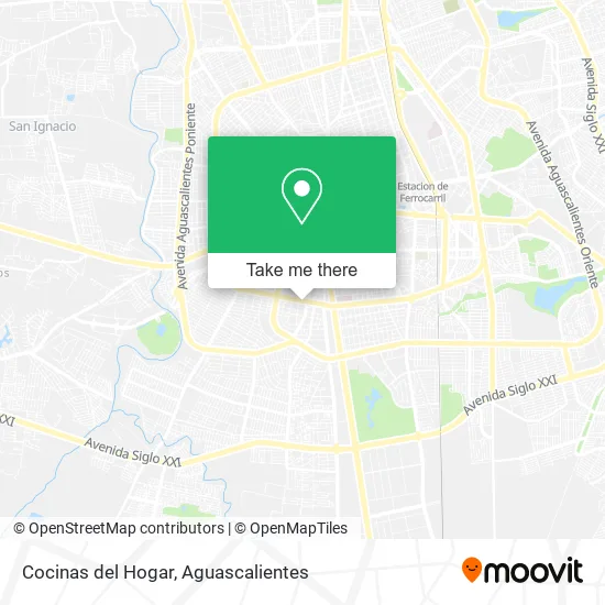 Cocinas del Hogar map