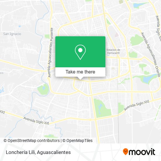 Mapa de Lonchería Lili