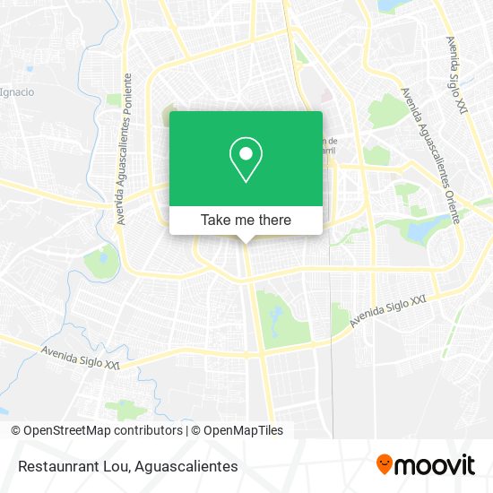 Mapa de Restaunrant Lou